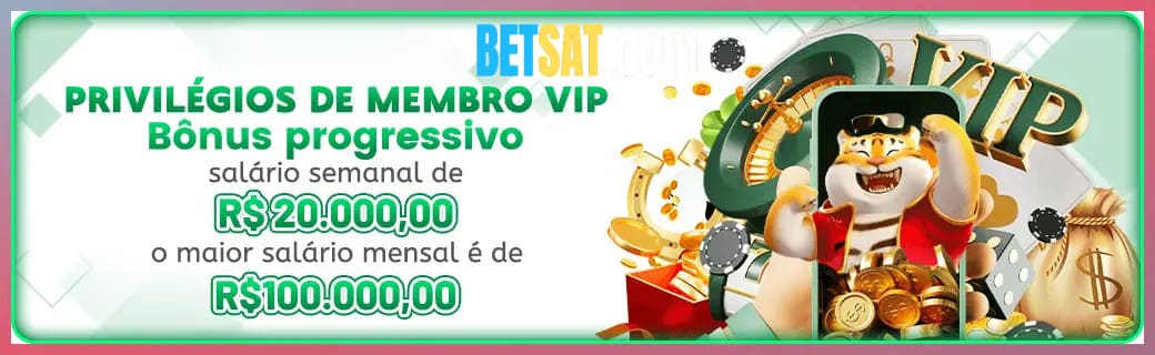 BETSAT bônus — cashback 15 por cento e níveis VIP